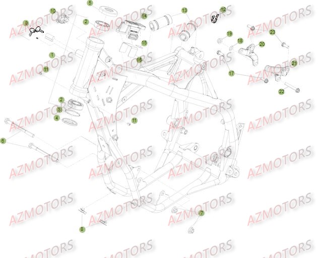 CHASSIS pour RR-4T-450-12