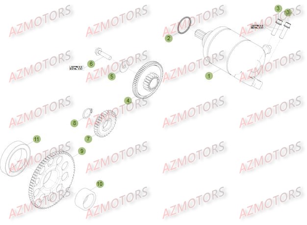 DEMARRAGE ELECTRIQUE BETA RR 4T 450 12