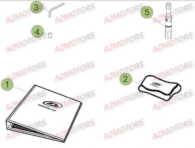Outillage Special 2 BETA Pièces Beta RR 4T 450 Enduro - 2012