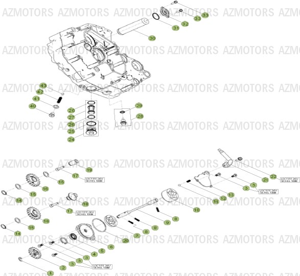 Circuit De Lubrification BETA Pièces Beta RR 4T 450 Enduro - 2013