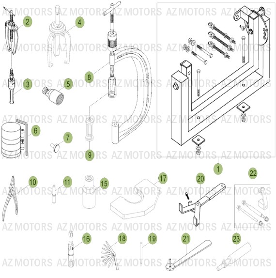 OUTILLAGE SPECIAL BETA RR 4T 450 13