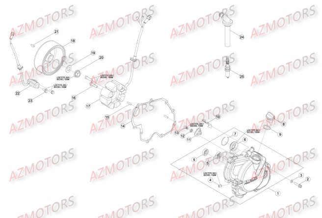 ALLUMAGE BETA Pièces BETA RR 4T 450 - [2014]