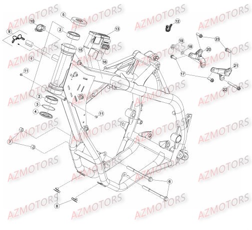 CHASSIS BETA Pièces BETA RR 4T 450 - [2014]