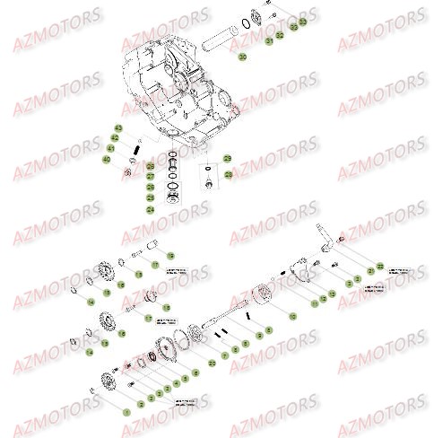Circuit De Lubrification BETA Pièces Beta RR 4T 450 Enduro - 2014