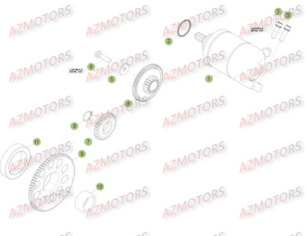 Demarrage Electrique BETA Pièces Beta RR 4T 450 Enduro - 2014