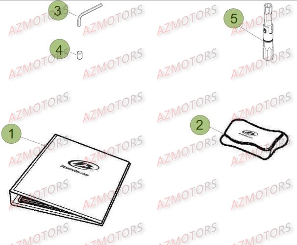 Outillage Special 2 BETA Pièces Beta RR 4T 450 Enduro - 2014