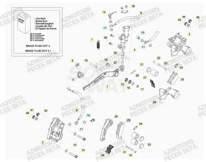 FREINS pour RR-4T-480-15