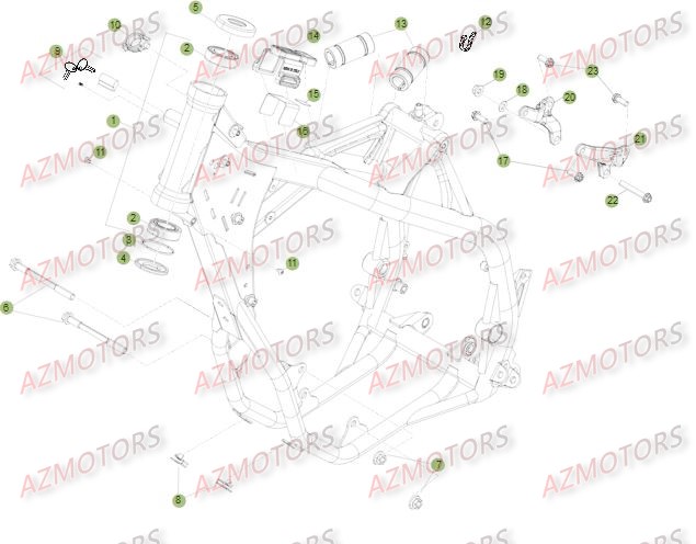 CHASSIS pour RR-4T-498-12