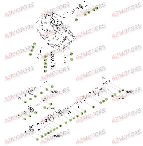 BOUCHON FILTRE HUILE BETA pour CIRCUIT DE LUBRIFICATION de RR-4T-498-12