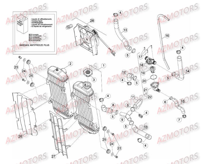 INSTALLATION DE REFROIDISSEMENT 2 pour RR-4T-498-12