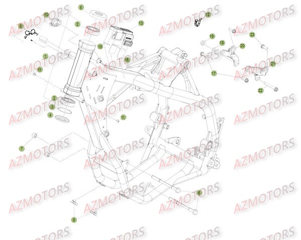 CHASSIS BETA Pièces BETA RR 4T 498 - [2013]