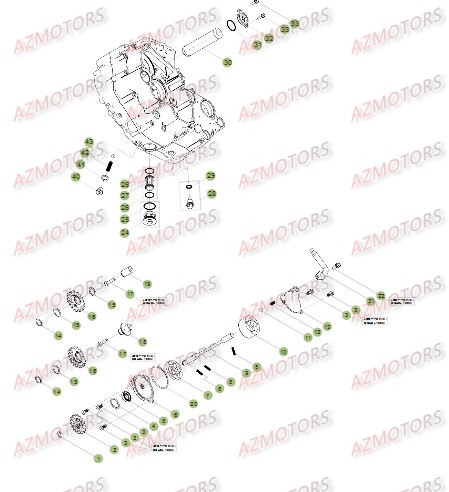 BOUCHON FILTRE HUILE BETA pour CIRCUIT DE LUBRIFICATION de RR-4T-498-13