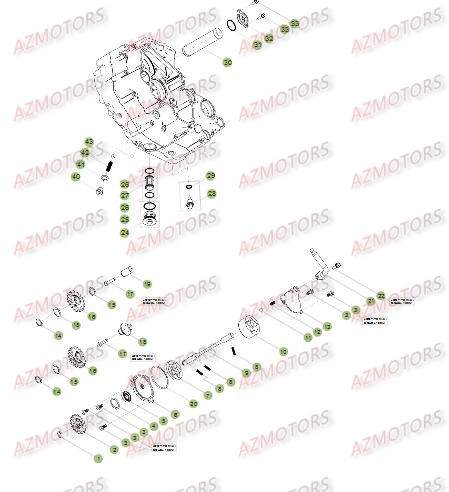 Circuit De Lubrification BETA Pièces Beta RR 4T 498 Enduro - 2013