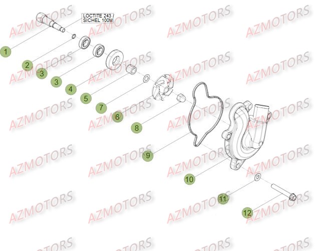 Installation De Refroidissement BETA Pièces Beta RR 4T 498 Enduro - 2013