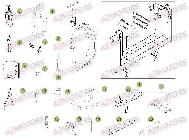 OUTILLAGE SPECIAL BETA RR 4T 498 13