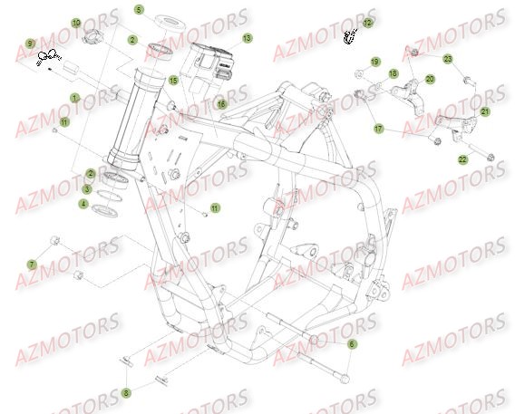 CHASSIS pour RR-4T-498-14