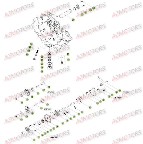 BOUCHON FILTRE HUILE BETA pour CIRCUIT DE LUBRIFICATION de RR-4T-498-14