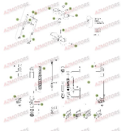 FOURCHE DU No SERIE 350031 A 359999 BETA RR 4T 498 14