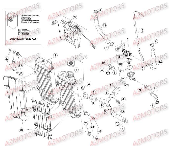 INSTALLATION DE REFROIDISSEMENT 2 pour RR-4T-498-14