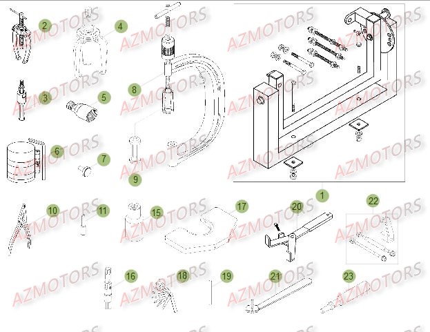 OUTILLAGE SPECIAL BETA RR 4T 498 14