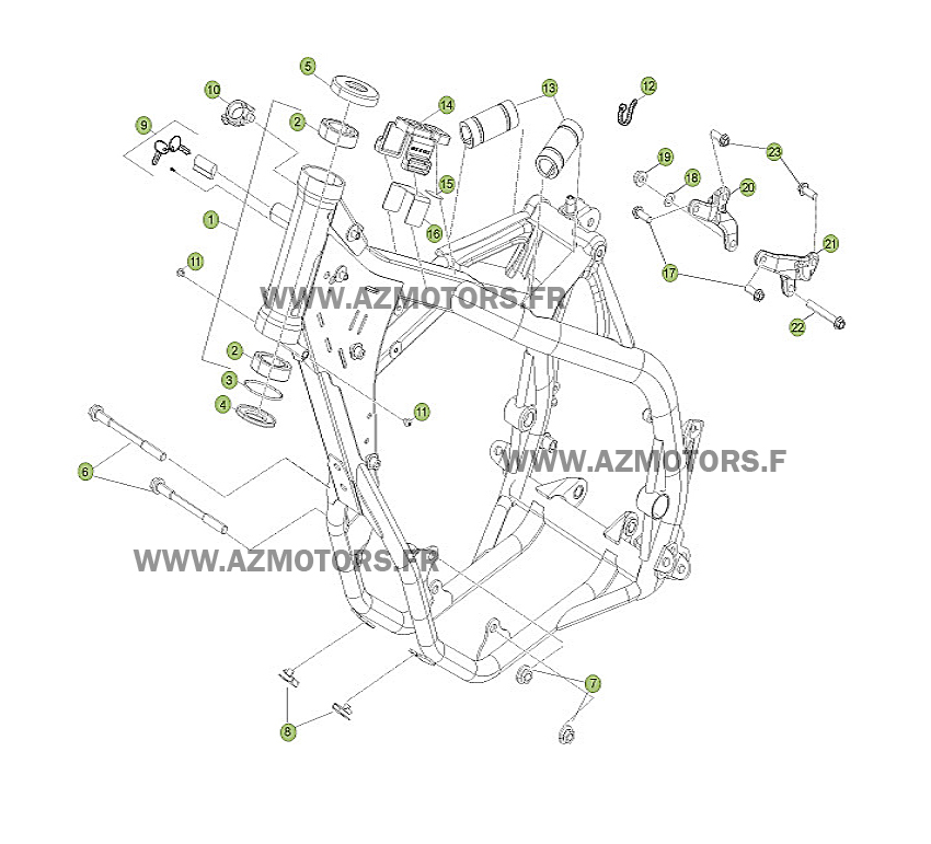 CHASSIS pour RR-4T-520-11