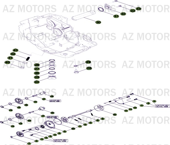 BOUCHON FILTRE HUILE BETA pour CIRCUIT DE LUBRIFICATION de RR-4T-520-11