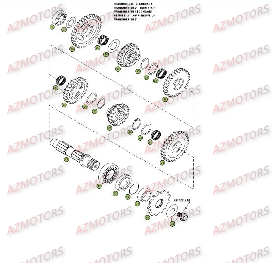 Boite A Vitesses 2 BETA Pièces BETA RR 4T 525 - [2006-2005]