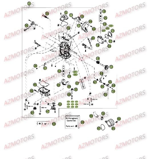 Carburateur BETA Pièces BETA RR 4T 525 - [2006-2005]