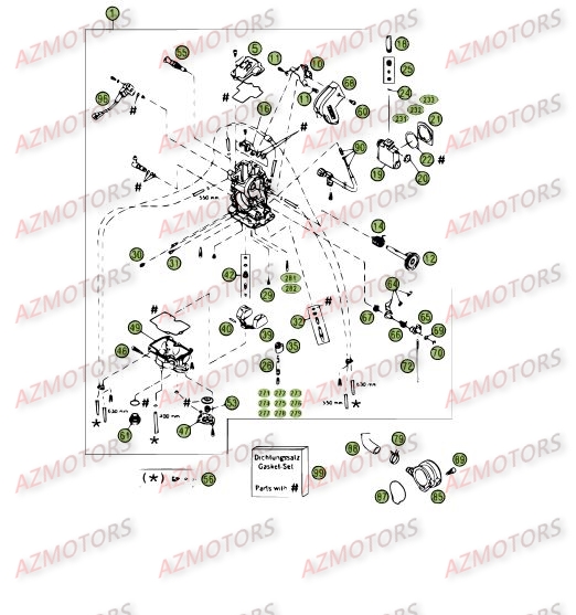 Carburateur BETA Pièces BETA RR 4T 525 - [2006-2005]