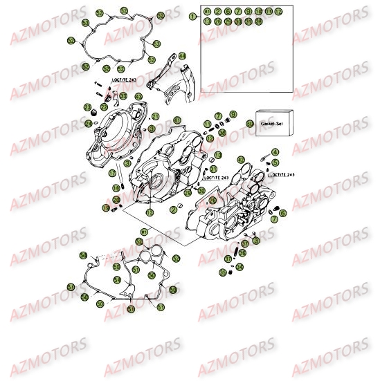 Carter BETA Pièces BETA RR 4T 525 - [2006-2005]