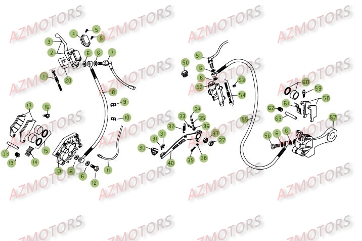 FREINS pour RR-4T-525-06