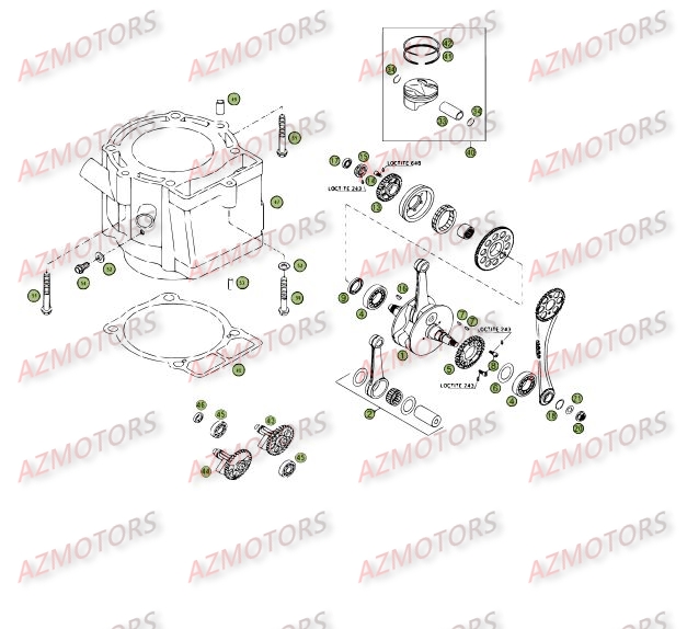 VILEBREQUIN_PISTON_CONTRE_ARBRE BETA Pièces BETA RR 4T 525 - [2006]