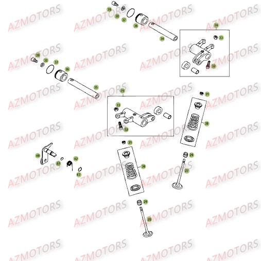 CYLINDRE CULASSE DISTRIBUTION 2 BETA RR 4T 525 09