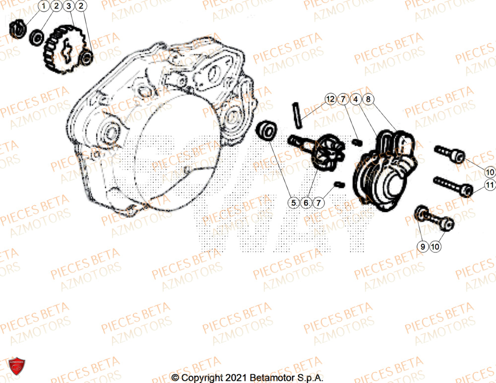 Pompe A Eau BETA Pièces Beta RR 50 RACE - 2026