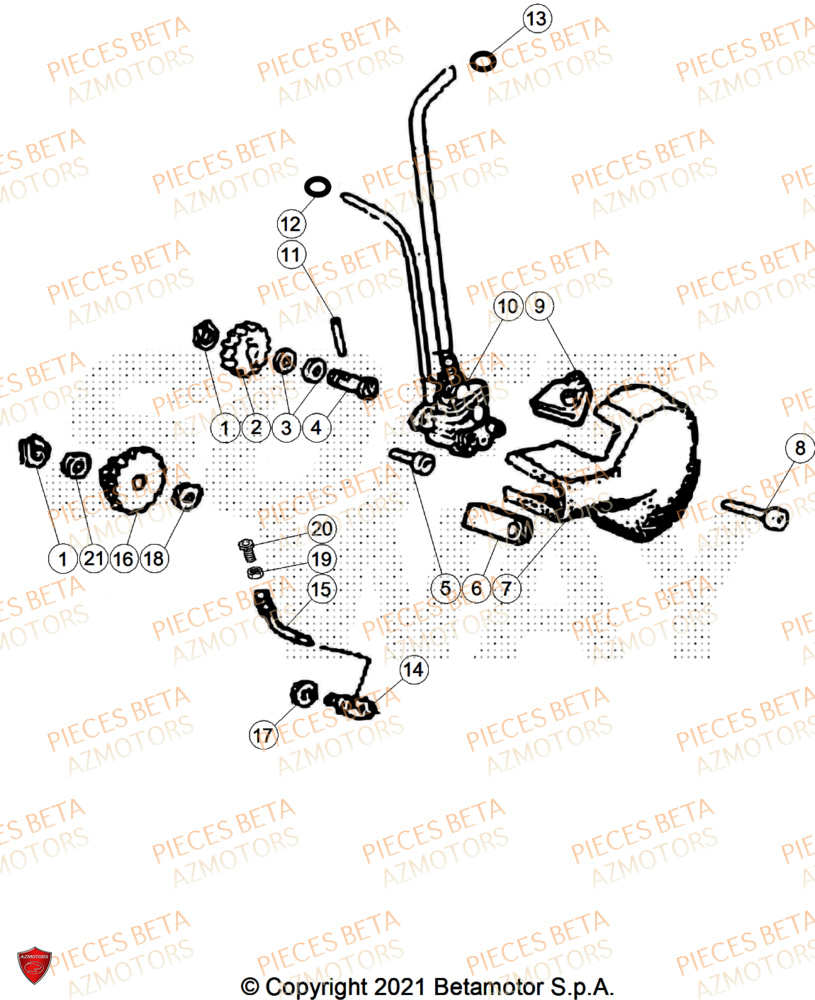 Pompe A Huile BETA Pièces Beta RR 50 SPORT - 2025