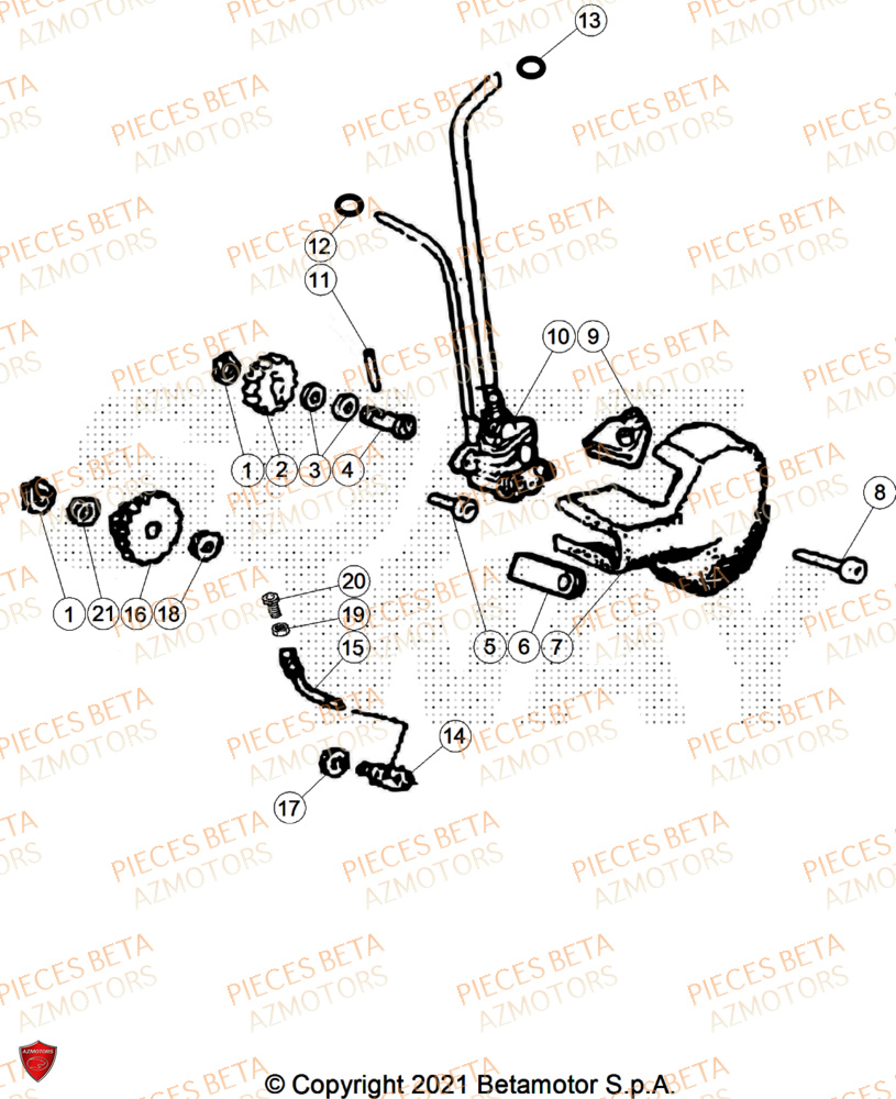 Pompe A Huile BETA Pièces Beta RR 50 SPORT - 2026