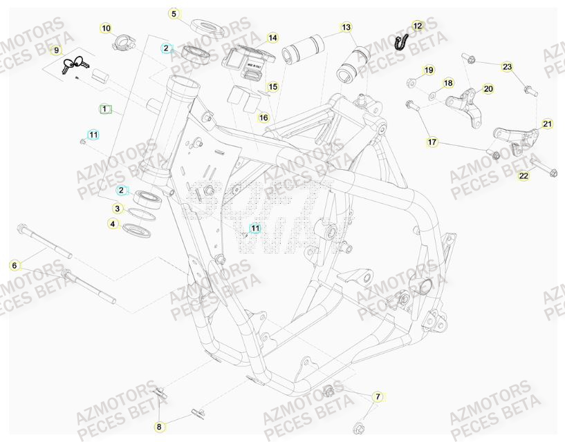 CHASSIS pour RR-FACTORY-400-11