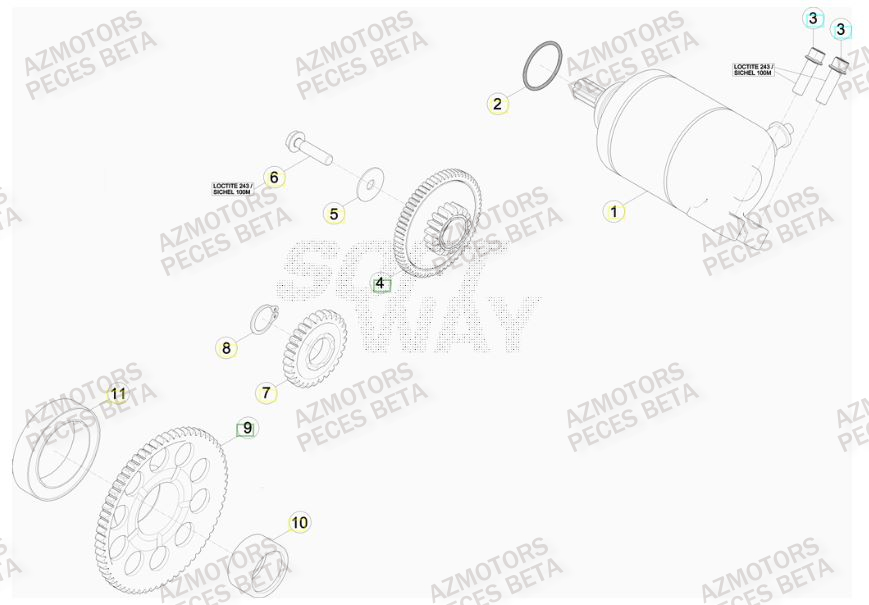 DEMARREUR BETA RR FACTORY 450 11