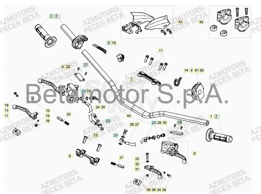 GUIDON RR 4T  07 BETA pour GUIDON de RR-FACTORY-450-11