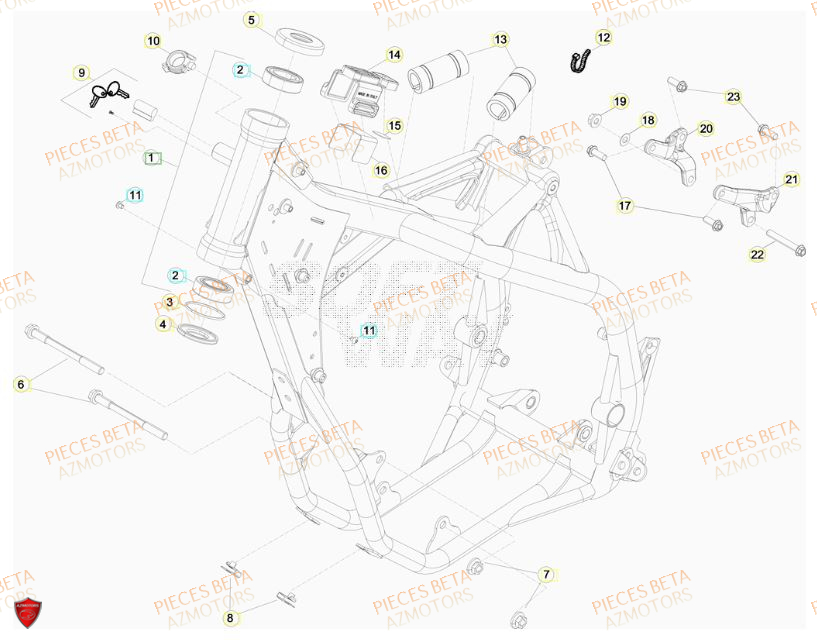 CHASSIS pour RR-FACTORY-520-11