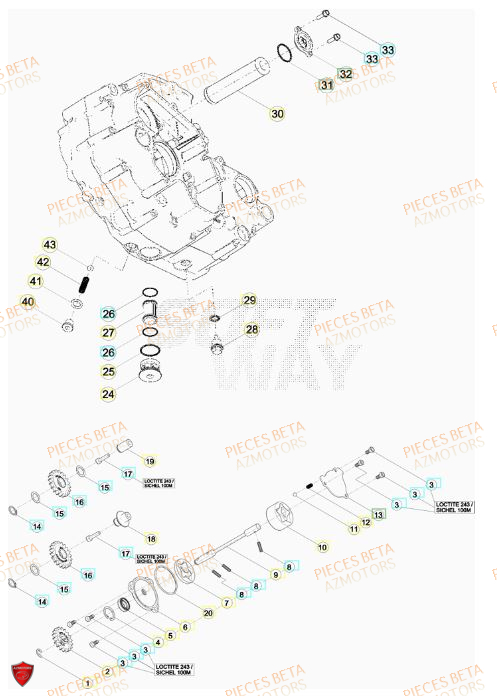 POMPE A HUILE pour RR-FACTORY-520-11