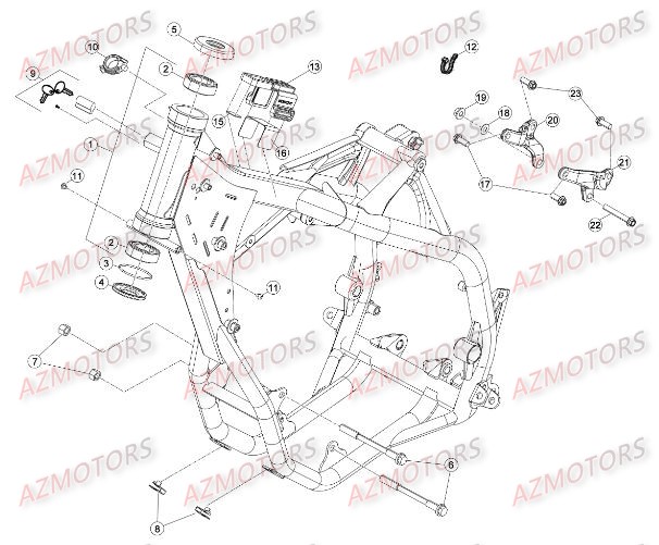 CHASSIS BETA Pièces BETA RR EFI 4T 350 2015