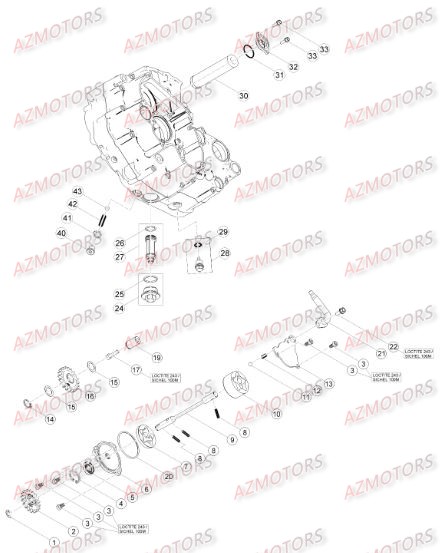 Circuit De Lubrification BETA Pièces Beta RR 4T 350 Enduro - 2015