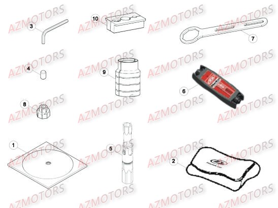 Outillage Special 2 BETA Pièces Beta RR 4T 350 Enduro - 2015