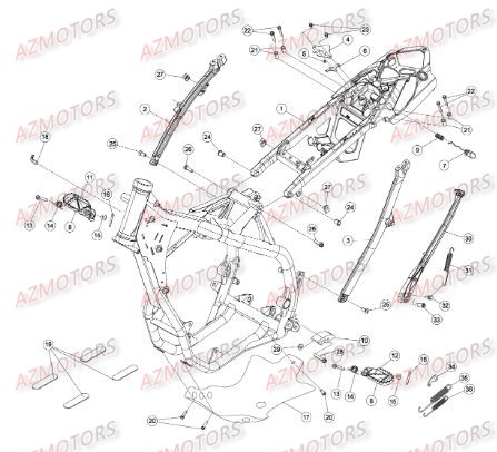 ACCESSOIRES_DU_CHASSIS BETA Pièces BETA RR EFI 4T 390 2015