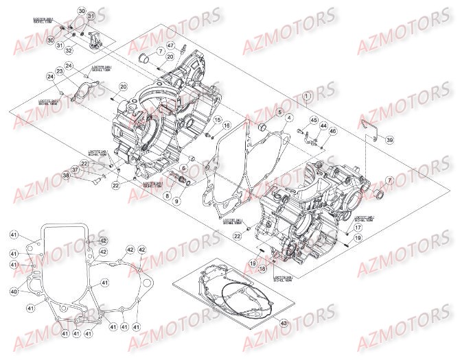 CARTER BETA Pièces BETA RR EFI 4T 390 2015