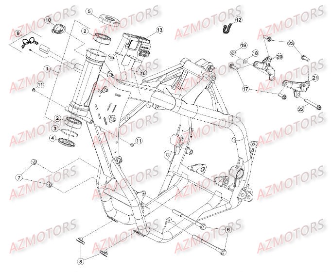 CHASSIS pour RREFI-4T-390-15