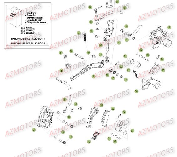 FREINS pour RREFI-4T-390-15