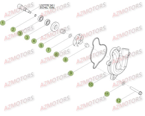 Installation De Refroidissement BETA Pièces Beta RR 4T 390 Enduro - 2015