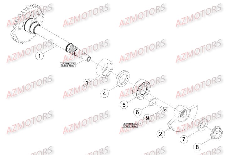 ARBRE BETA RREFI 4T 430 15